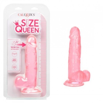 Size Queen 6in Pink - Realistic Dildo