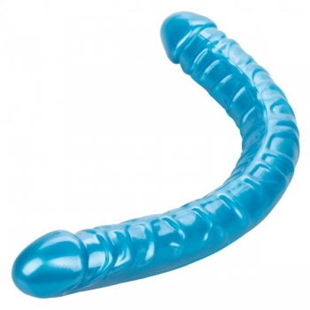 Size Queen 17 inches Blue Extra Long Dildo