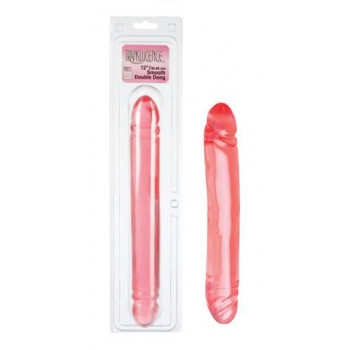 Translucence 12 Inch Smooth Double Dildo