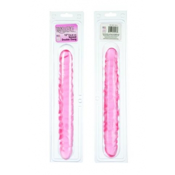 Translucence 12 inch veined double dildo