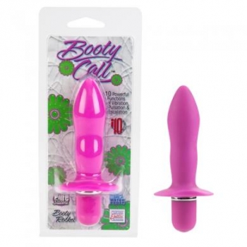 Booty Rocket 10 Functions Silicone Waterproof Probe - Pink