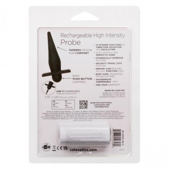 High Intensity Probe Black Rechargeable