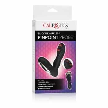 Pinpoint Probe Silicone Wireless Black Prostate Massager