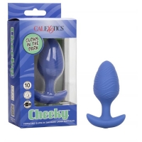 Cheeky Vibrating Glow-in-the- Dark Large Butt Plug