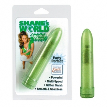 Shane's World Sparkle Vibrator - Green