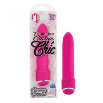 7 Function Classic Chic Pink Vibrator - Luxury Pleasure