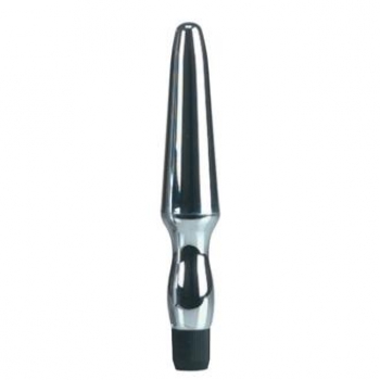 Vibrating Waterproof Anal Probe - Silver