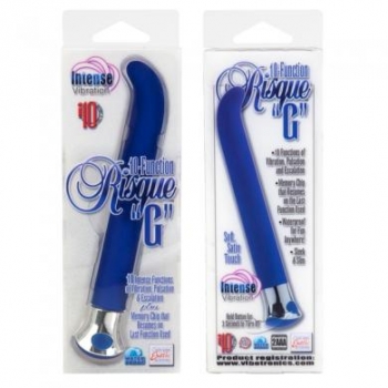 Risque G 10 Function Blue Vibrator