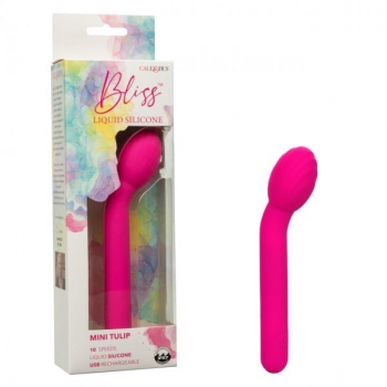 Bliss Liquid Silicone Mini Tulip G-Spot Vibrator