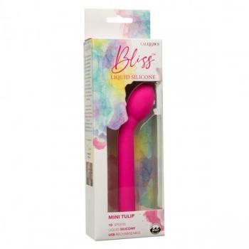 Bliss Liquid Silicone Mini Tulip G-Spot Vibrator