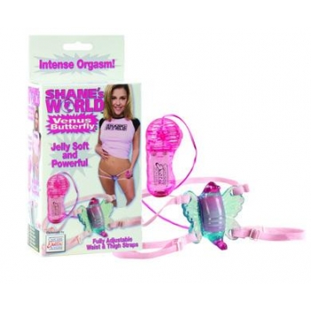 Shane's World Venus Butterfly: Clitoral Stimulator with Adjustable Straps