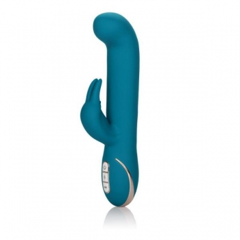 Jack Rabbit Silicone Rocking G Rabbit Vibrator - Blue