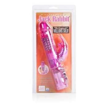 Waterproof Jack Rabbit Vibrator - Pink