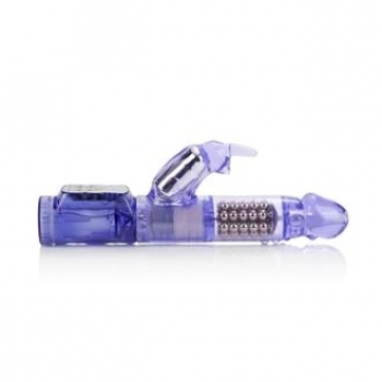 Waterproof Jack Rabbit Vibrator - Purple