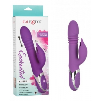 Enchanted Kisser Purple Rabbit Style Vibrator