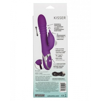 Enchanted Kisser Purple Rabbit Style Vibrator