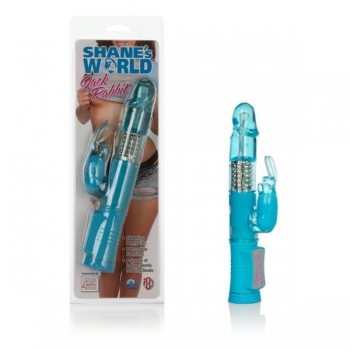 Shane's World Jack Rabbit Vibrator Blue