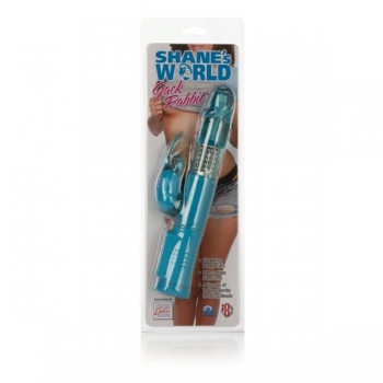 Shane's World Jack Rabbit Vibrator Blue