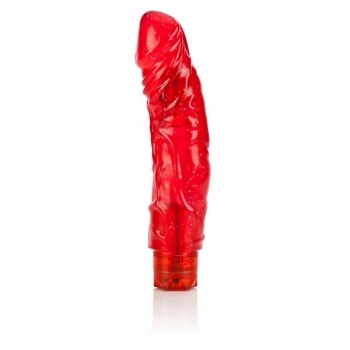 Love Vibes Big Boy Lover Vibrating Dildo - Red