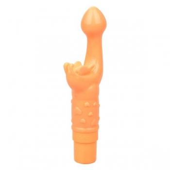 Rechargeable Butterfly Kiss Vibrator - Orange