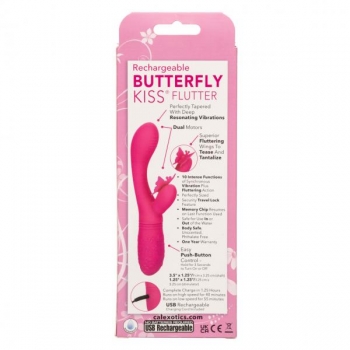 Butterfly Kiss Flutter Pink Rabbit Vibrator