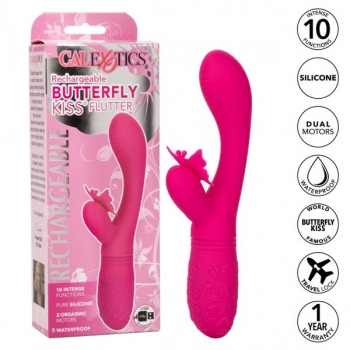 Butterfly Kiss Flutter Pink Rabbit Vibrator