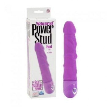 Power Stud Rod with Purple Vibrating Dong