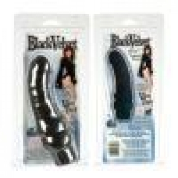 Black Velvet 6.25 Inch Veined Dildo