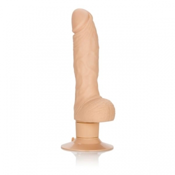 Shower Stud Super Stud Vibrating Dildo - Beige