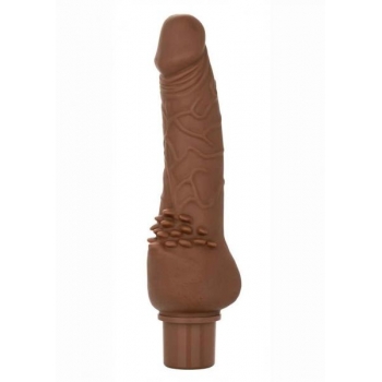 Rechargeable Power Stud Cliterrific - Brown Vibrator