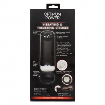 Optimum Power Vibrating and Thrusting Stroker