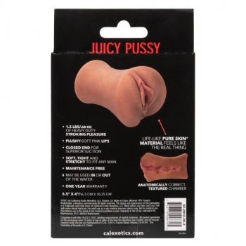 Enhanced Stroke It Juicy Pussy Stroker Brown