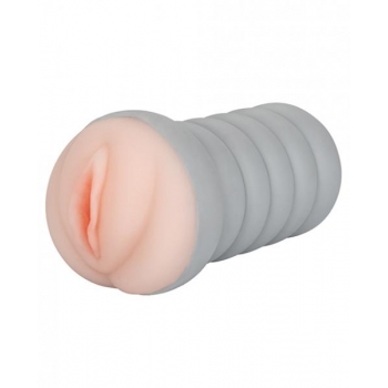 Ribbed Gripper Tight Pussy - Ivory Stroker