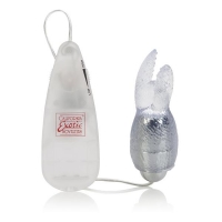 Pocket Exotic Snow Bunny Bullet Clear Vibrator