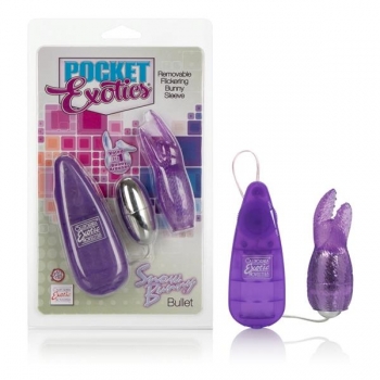 Pocket Exotic Snow Bunny Bullet Purple Vibrator