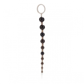 X 10 Beads Graduated Anal Beads 11 Inch - Black