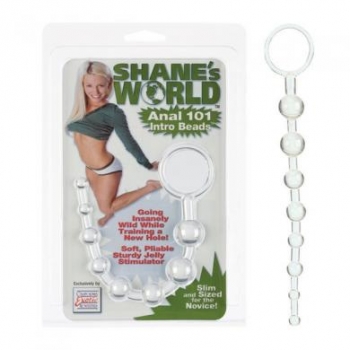 Shane's World Anal 101 Intro Beads - Clear