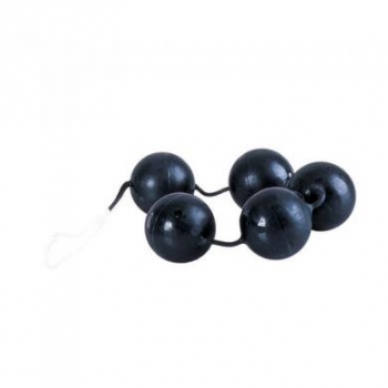 Power Balls Latex Dipped Weighted Pleasure Balls - Black