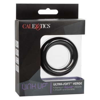 Link Up Ultra-soft Verge Black Cock Ring