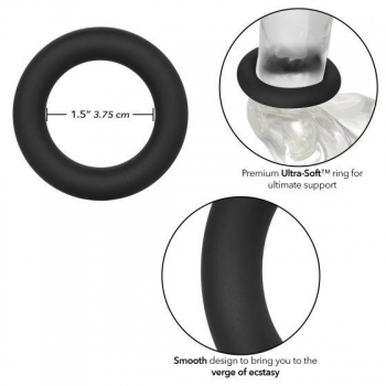 Link Up Ultra-soft Verge Black Cock Ring