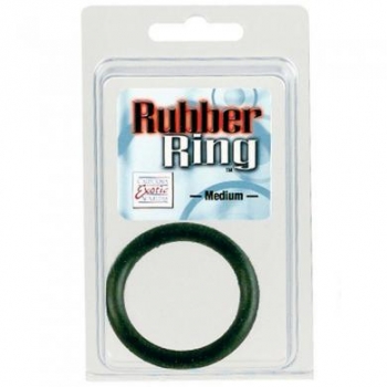 Medium Black Rubber Cock Ring