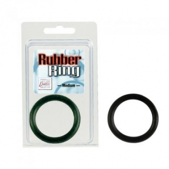 Medium Black Rubber Cock Ring