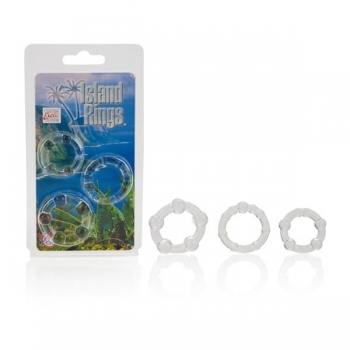 Island Rings Clear Cock Ring Set