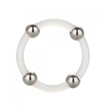 Steel Beaded Silicone Enhancement Ring