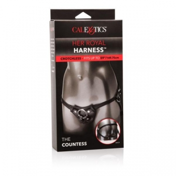 Her Royal Harness Countess - Black O/S