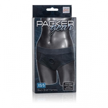 Packer Gear Black Brief Harness XS/S