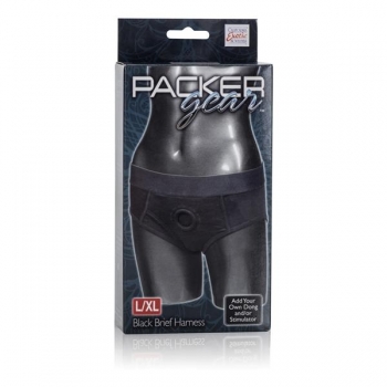 Packer Gear Black Brief Harness: Stylish & Functional