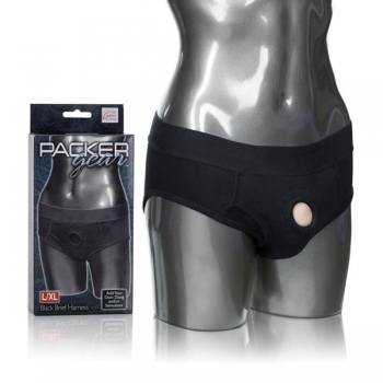 Packer Gear Black Brief Harness: Stylish & Functional