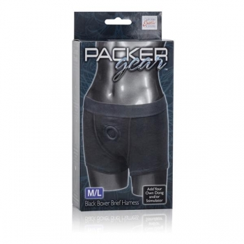 Packer Gear Black Boxer Harness M/L