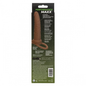 Performance Maxx Rechargeable Dual Penetrator Brown